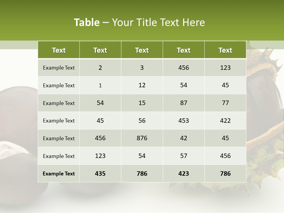 Background Brown Prickle PowerPoint Template