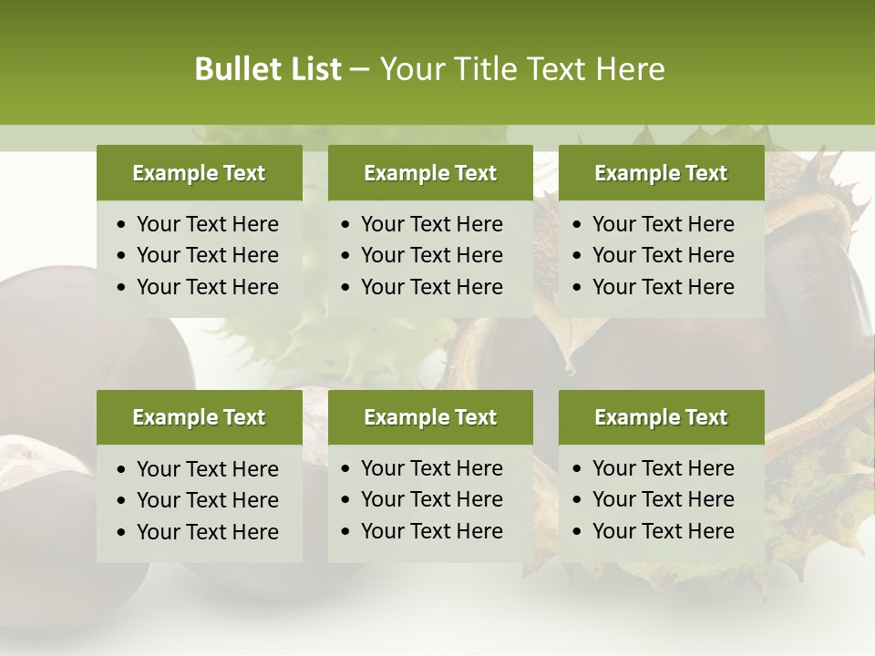 Background Brown Prickle PowerPoint Template