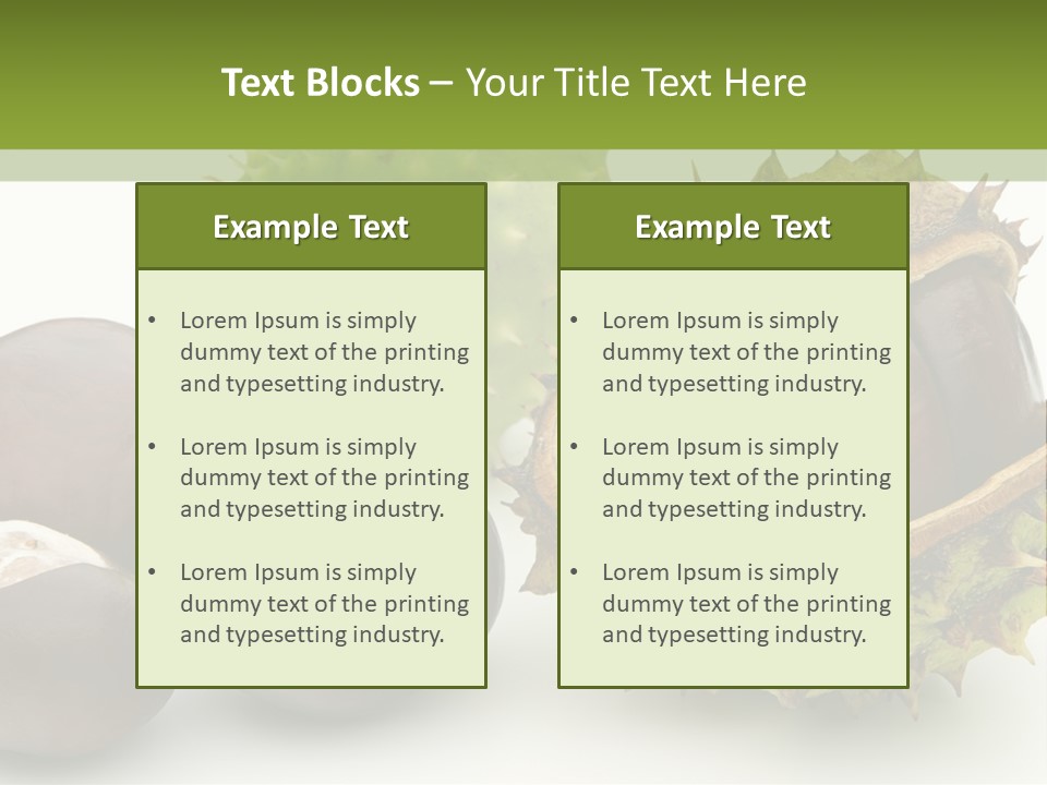 Background Brown Prickle PowerPoint Template