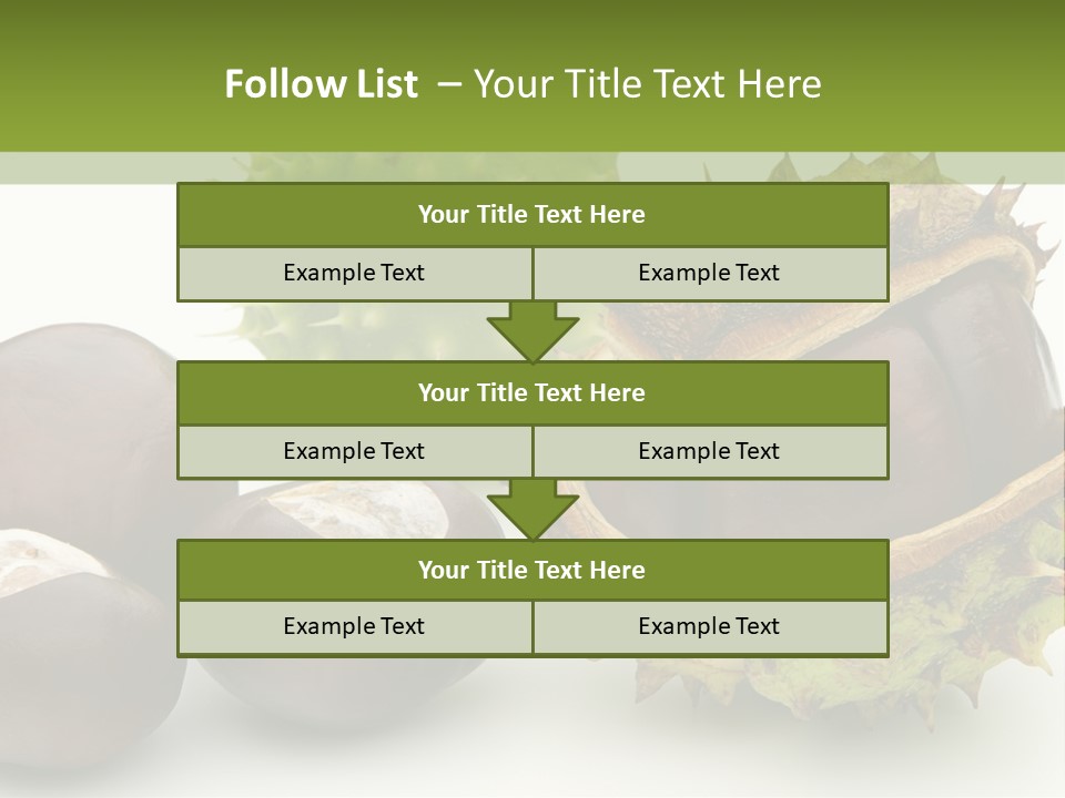 Background Brown Prickle PowerPoint Template