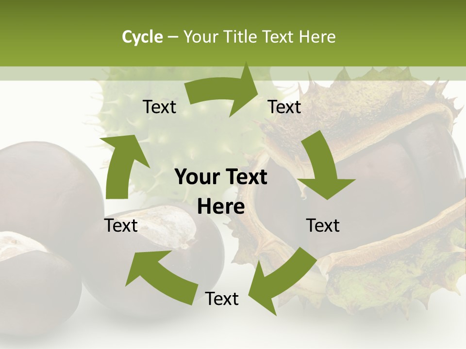 Background Brown Prickle PowerPoint Template