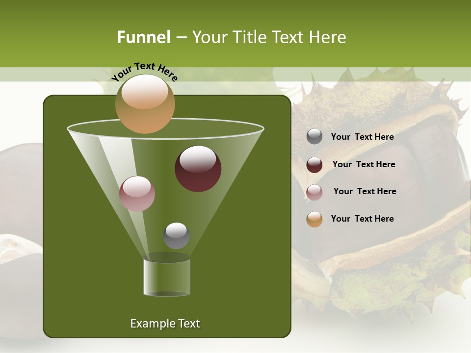 Background Brown Prickle PowerPoint Template