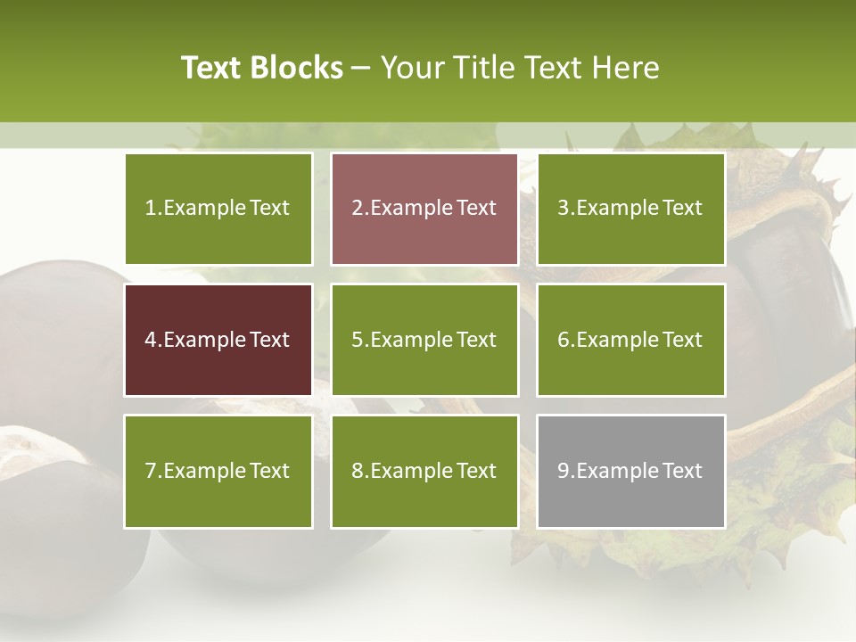 Background Brown Prickle PowerPoint Template