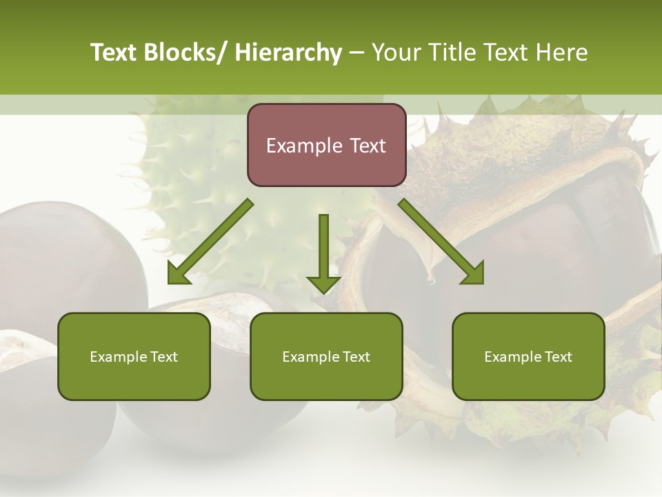 Background Brown Prickle PowerPoint Template