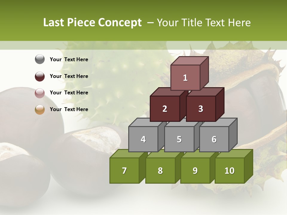 Background Brown Prickle PowerPoint Template