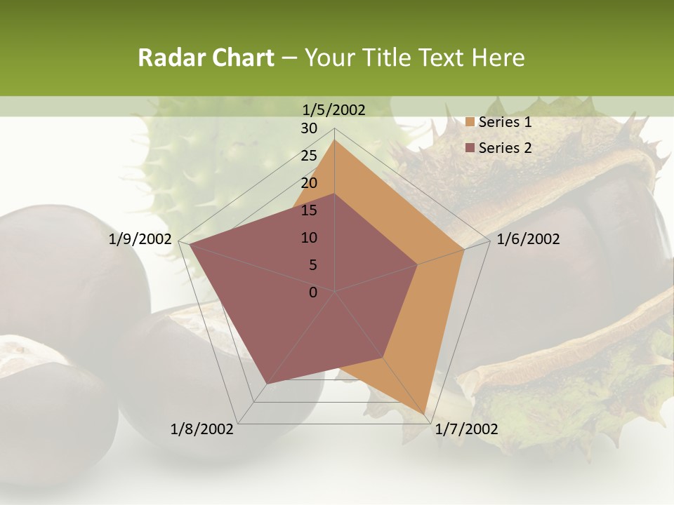 Background Brown Prickle PowerPoint Template
