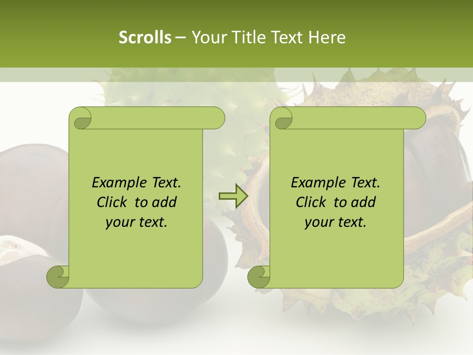 Background Brown Prickle PowerPoint Template