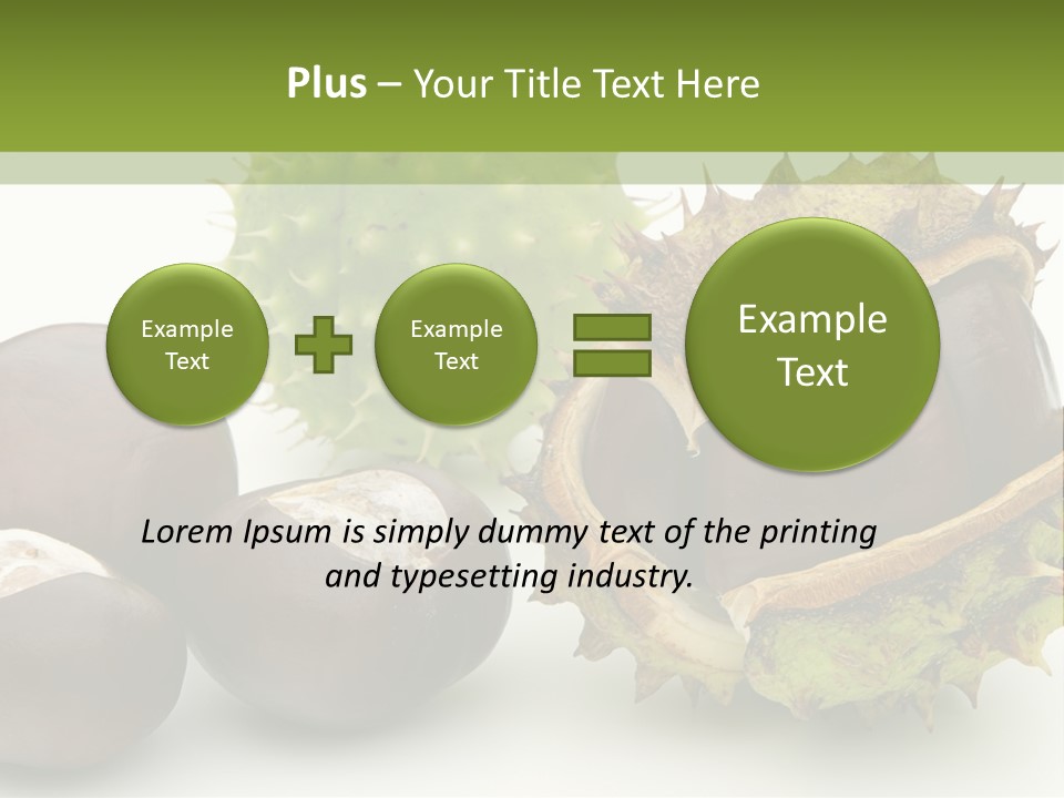 Background Brown Prickle PowerPoint Template