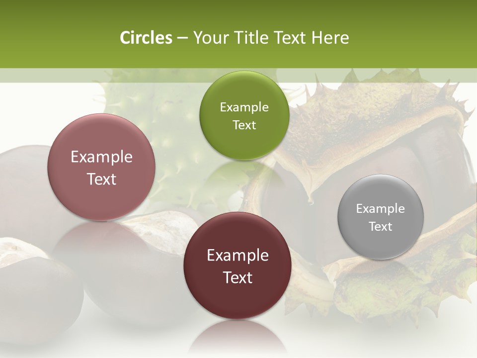 Background Brown Prickle PowerPoint Template