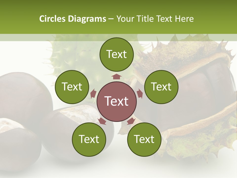 Background Brown Prickle PowerPoint Template