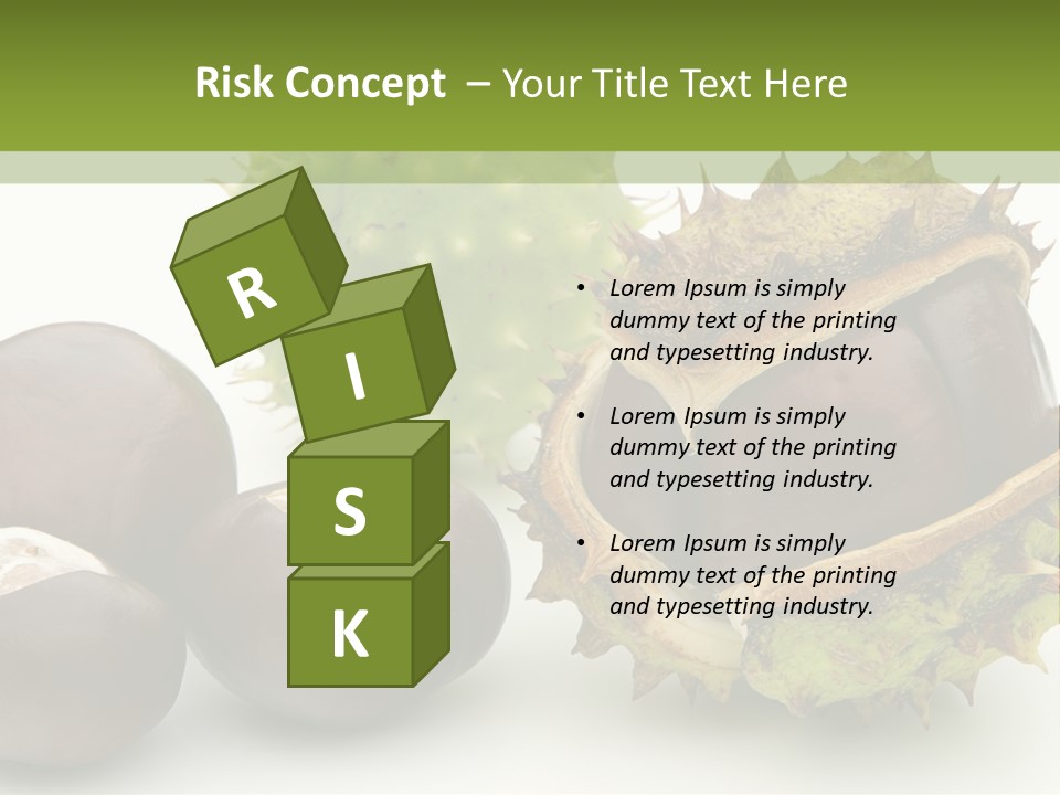 Background Brown Prickle PowerPoint Template