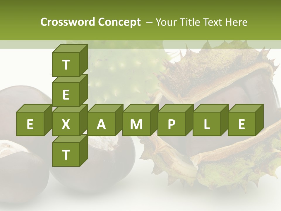 Background Brown Prickle PowerPoint Template