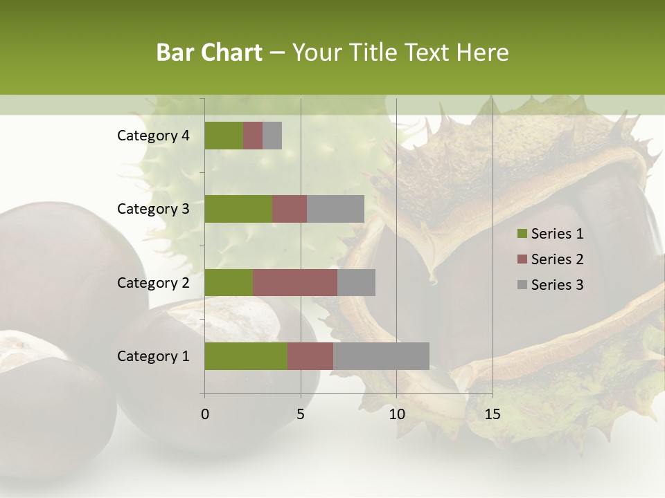 Background Brown Prickle PowerPoint Template