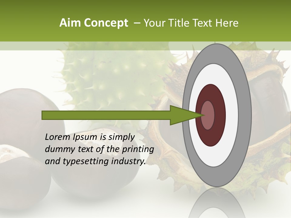 Background Brown Prickle PowerPoint Template