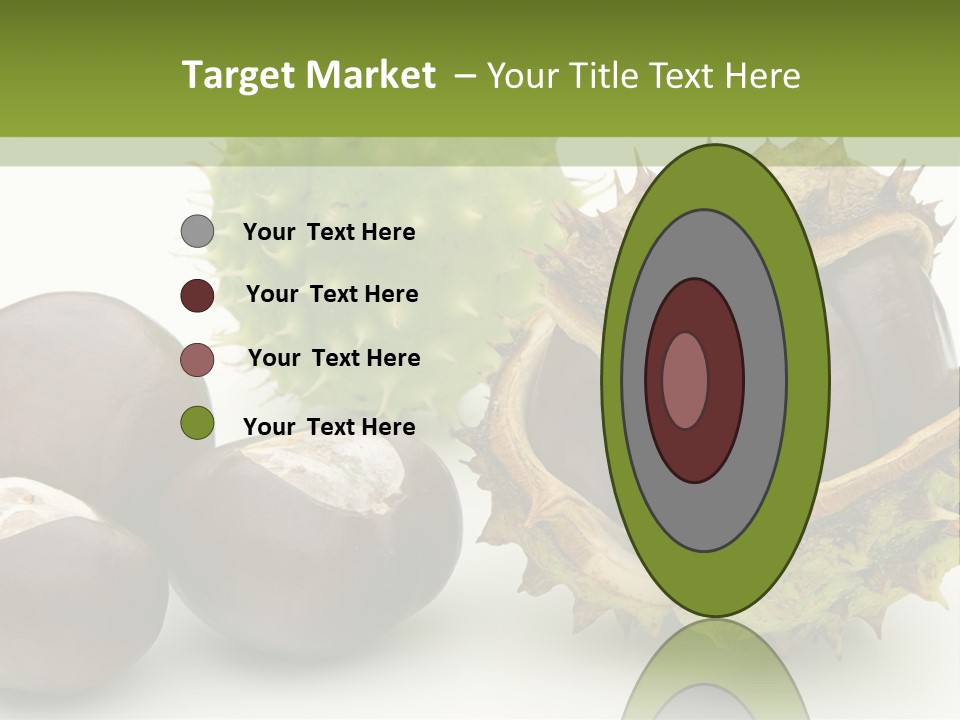 Background Brown Prickle PowerPoint Template