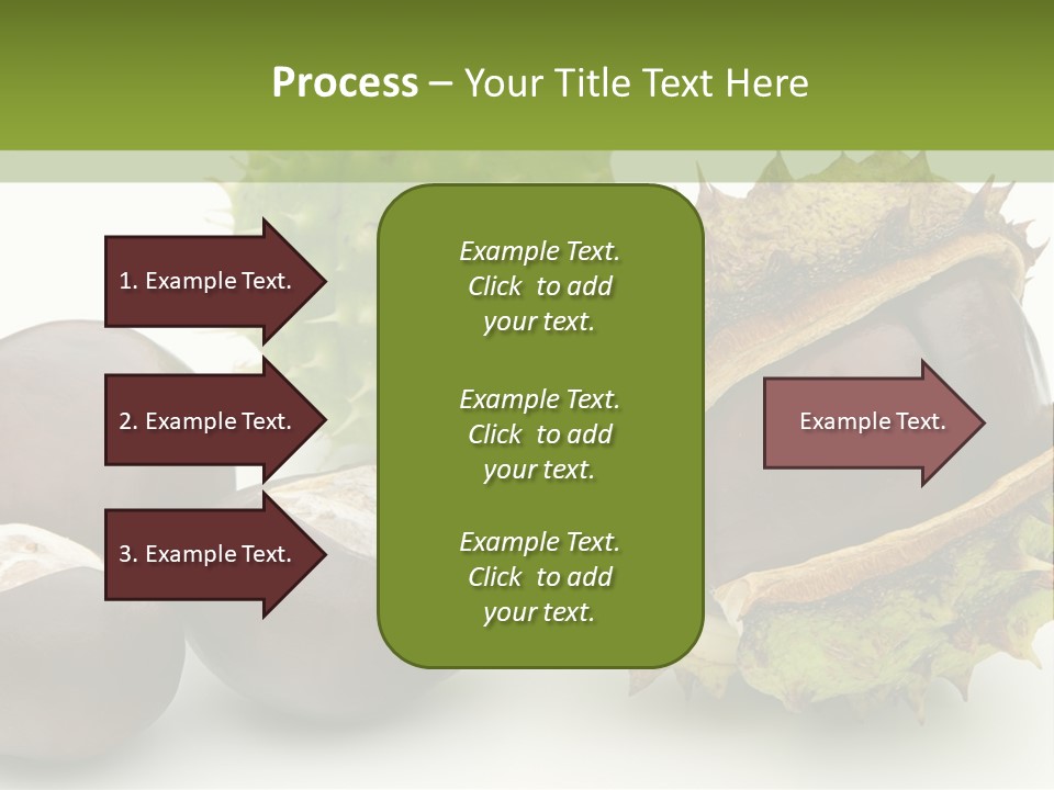 Background Brown Prickle PowerPoint Template