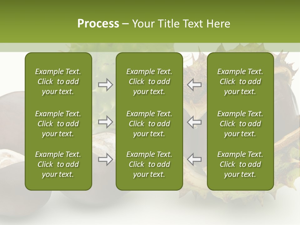 Background Brown Prickle PowerPoint Template