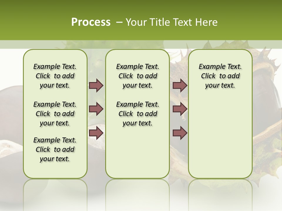 Background Brown Prickle PowerPoint Template