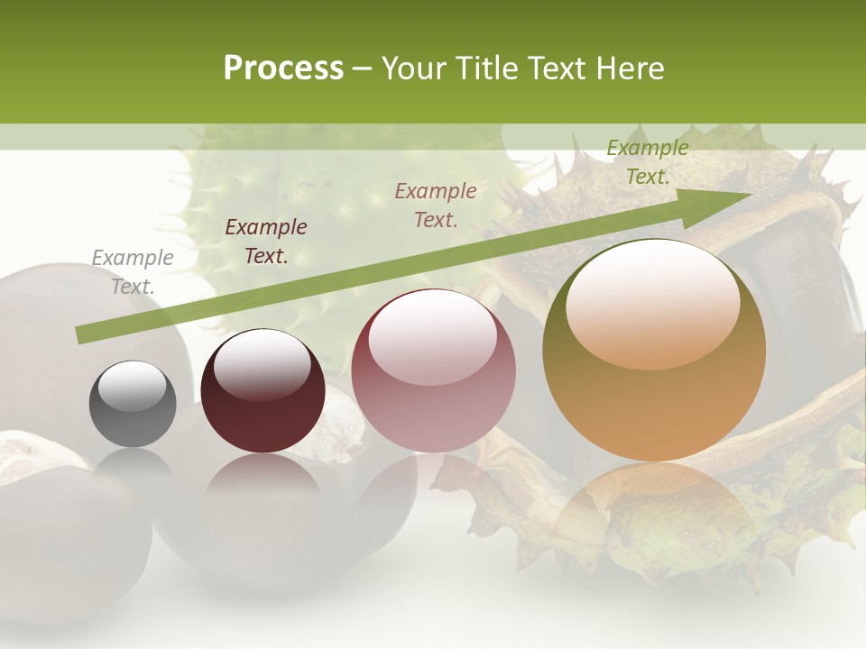 Background Brown Prickle PowerPoint Template