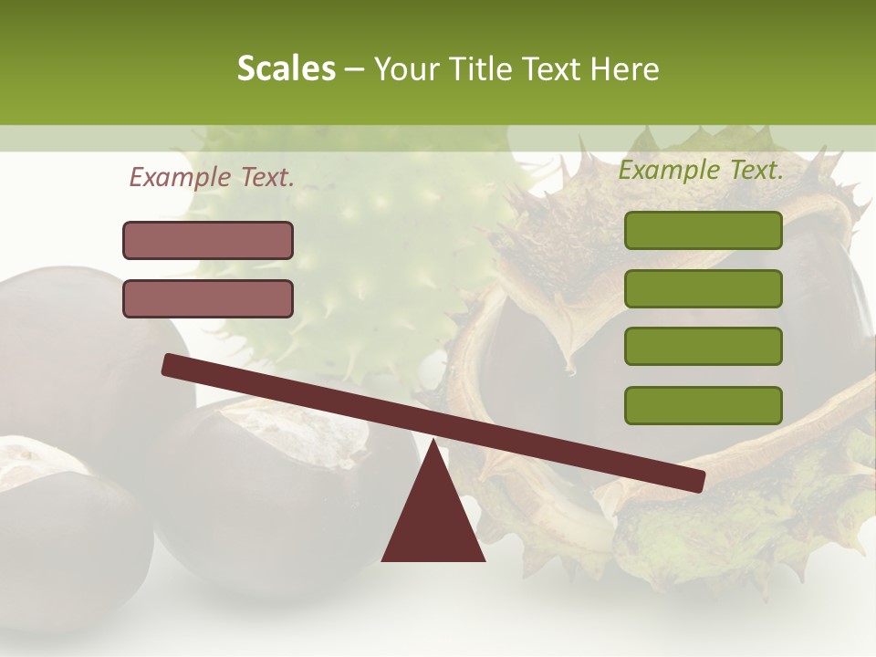 Background Brown Prickle PowerPoint Template