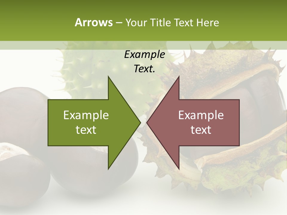 Background Brown Prickle PowerPoint Template