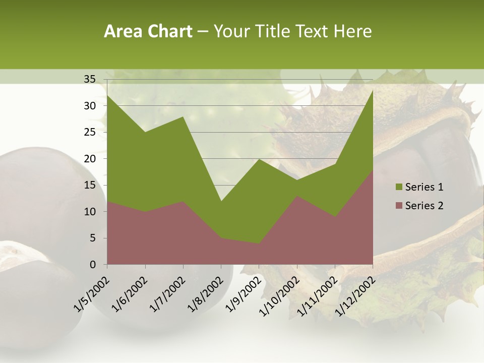 Background Brown Prickle PowerPoint Template