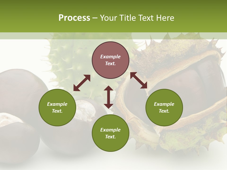 Background Brown Prickle PowerPoint Template