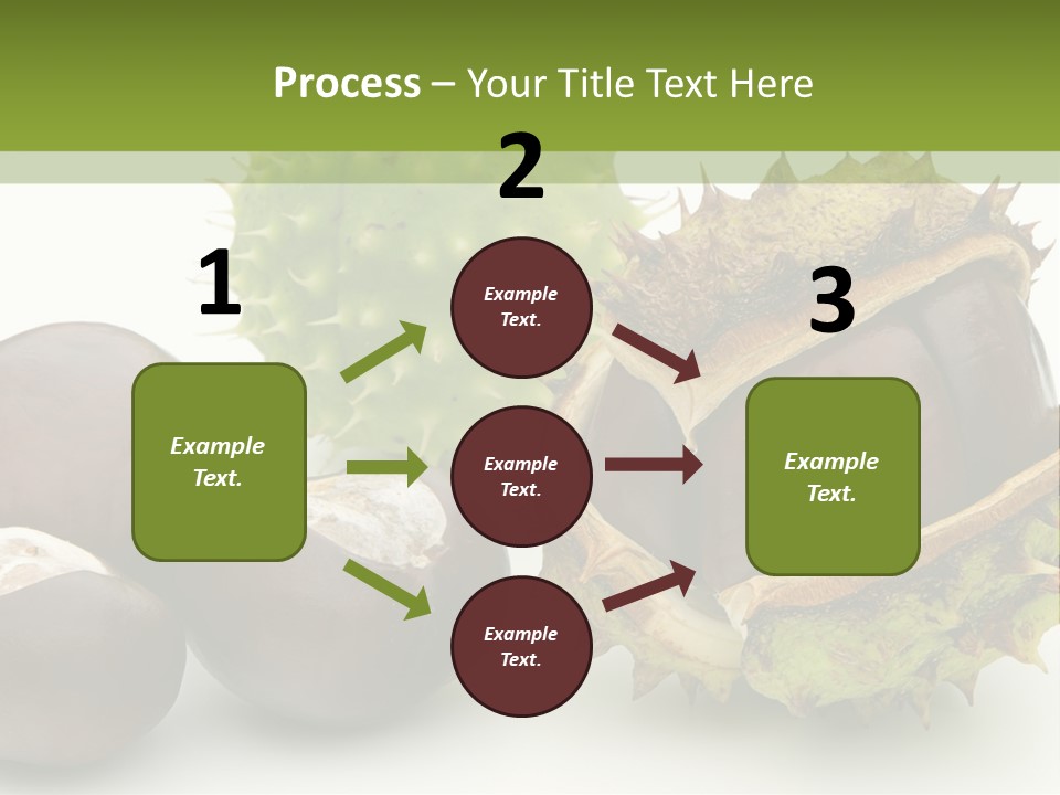 Background Brown Prickle PowerPoint Template