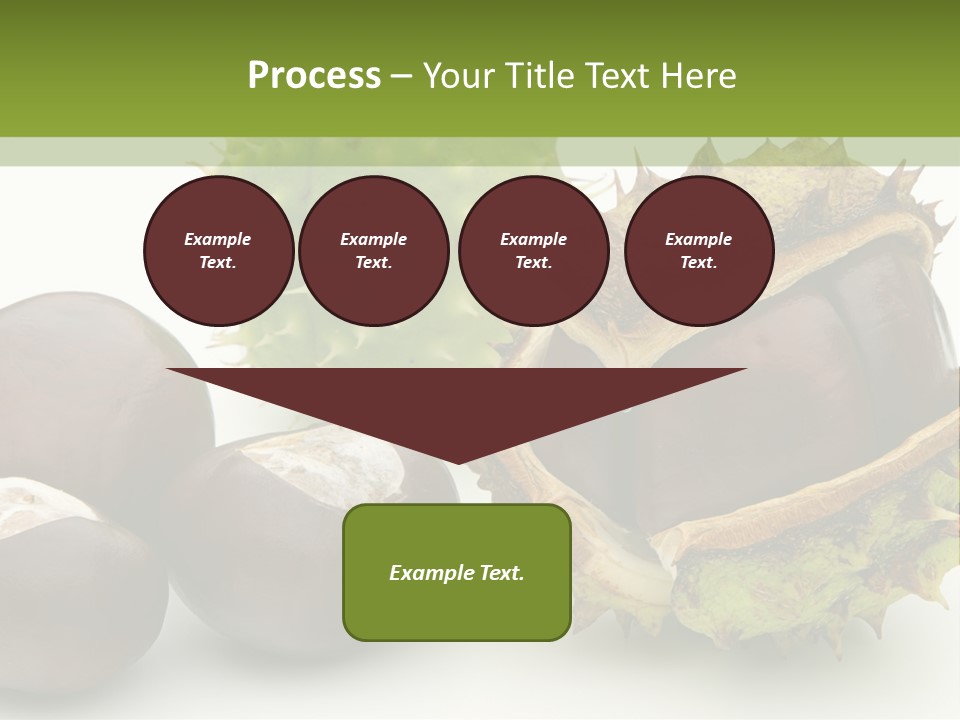 Background Brown Prickle PowerPoint Template