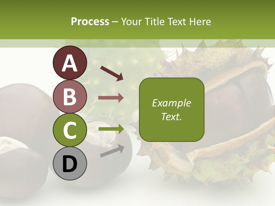 Background Brown Prickle PowerPoint Template