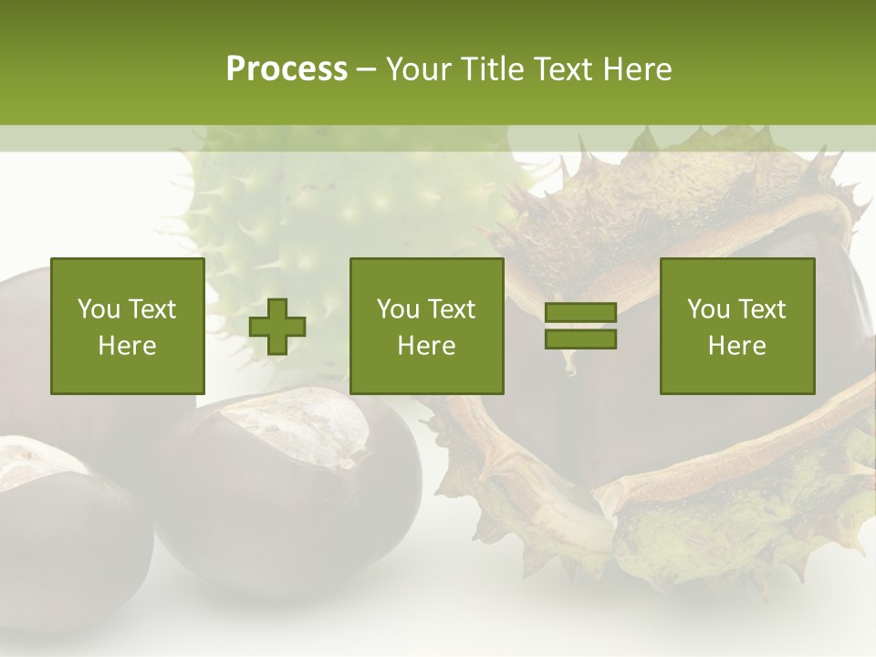 Background Brown Prickle PowerPoint Template