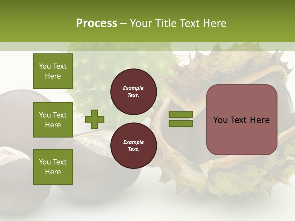 Background Brown Prickle PowerPoint Template