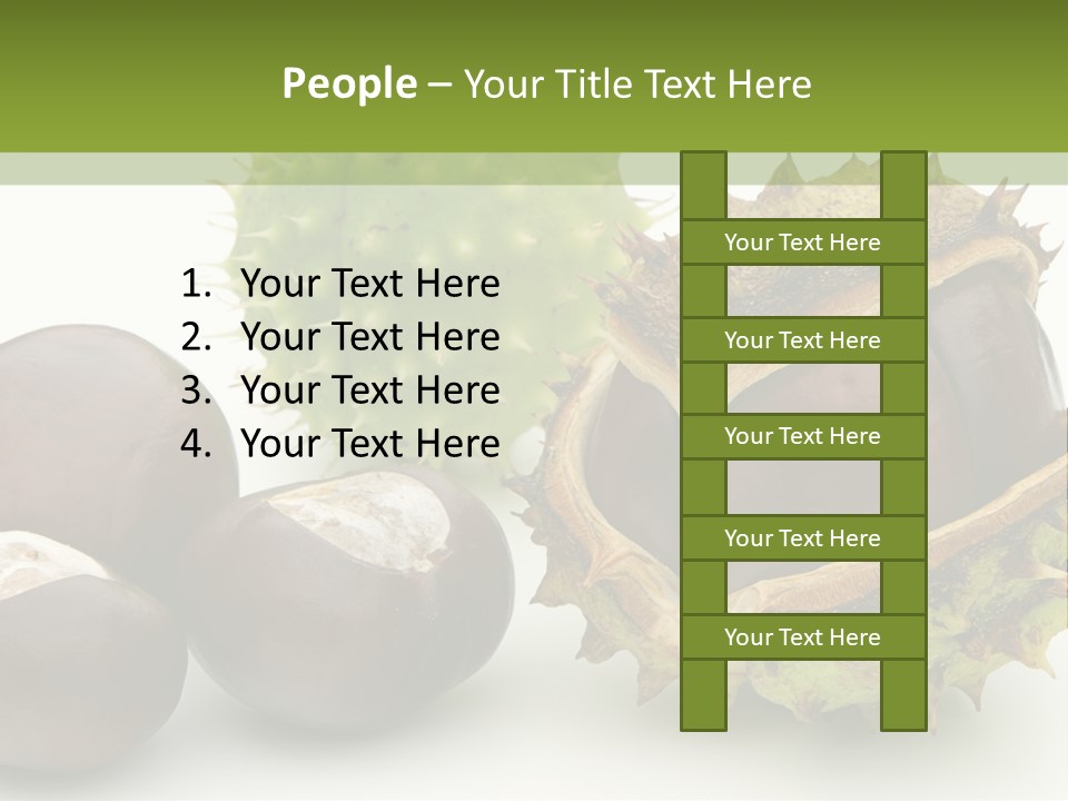 Background Brown Prickle PowerPoint Template