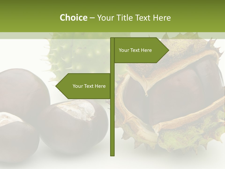 Background Brown Prickle PowerPoint Template