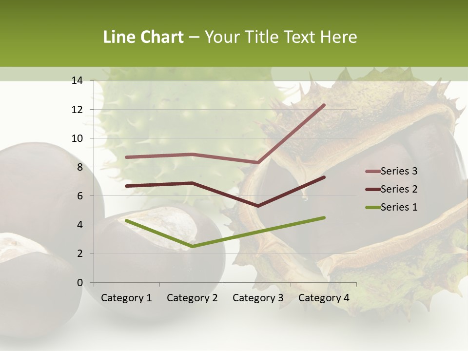Background Brown Prickle PowerPoint Template