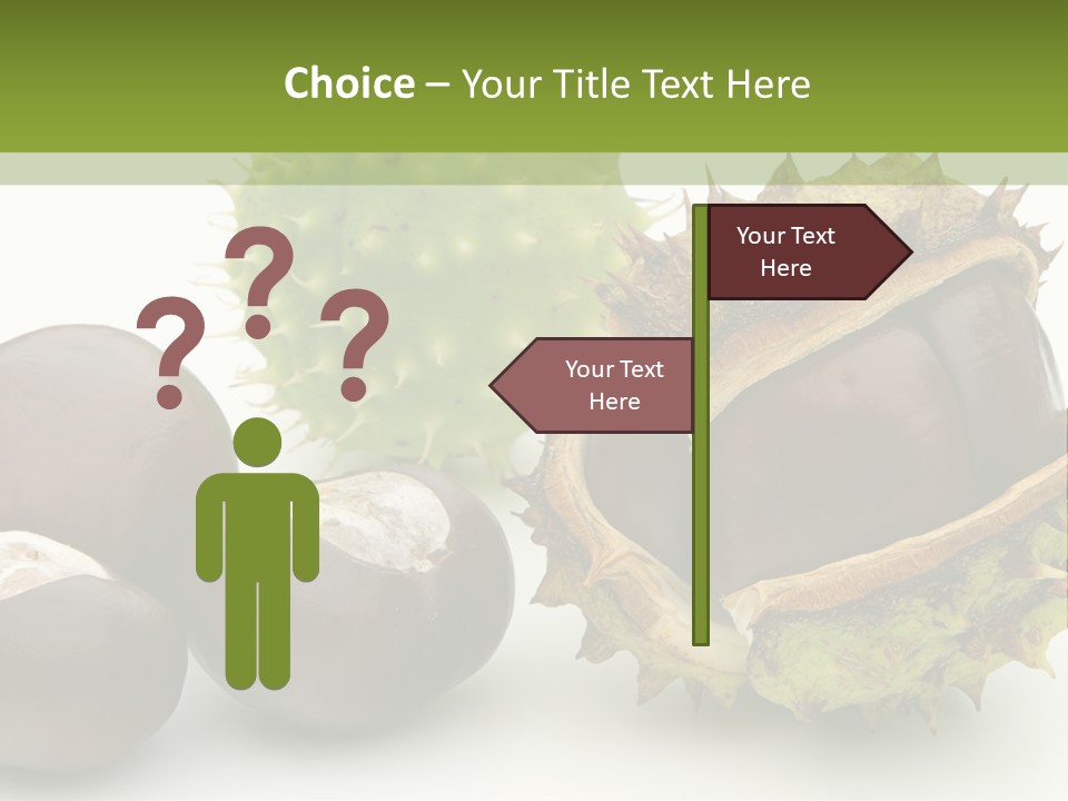 Background Brown Prickle PowerPoint Template