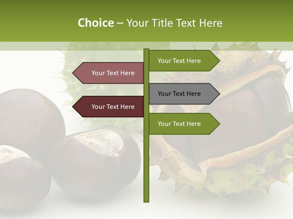 Background Brown Prickle PowerPoint Template