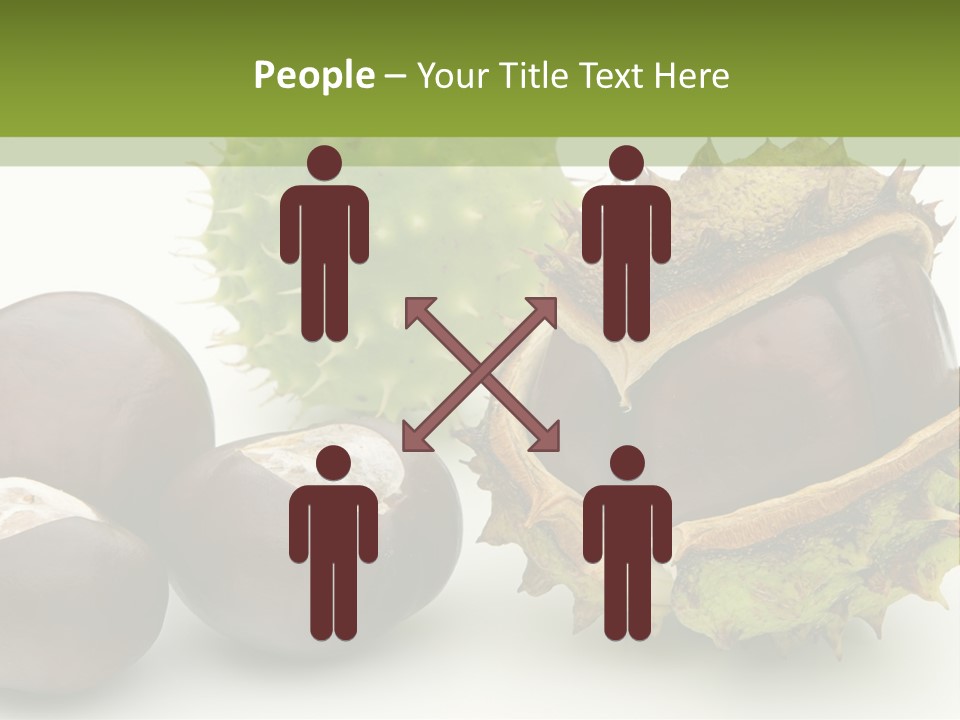 Background Brown Prickle PowerPoint Template