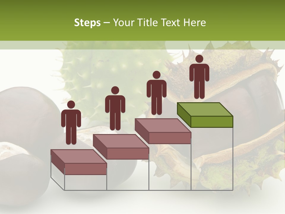 Background Brown Prickle PowerPoint Template