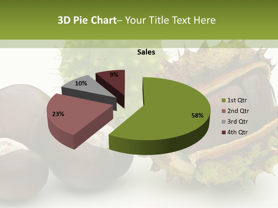 Background Brown Prickle PowerPoint Template