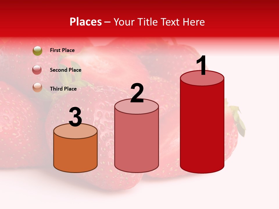 Leaf Fruit White PowerPoint Template