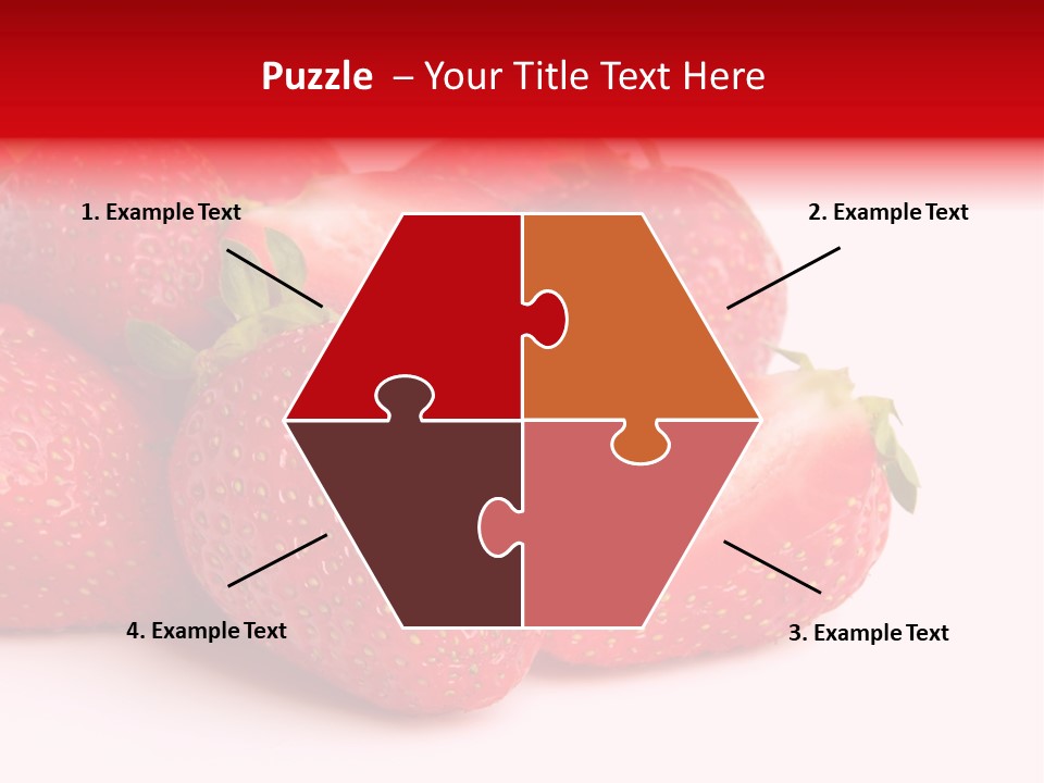 Leaf Fruit White PowerPoint Template