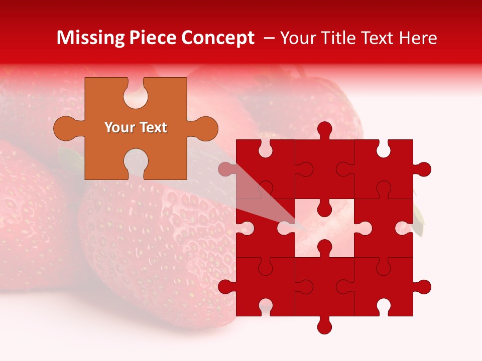 Leaf Fruit White PowerPoint Template