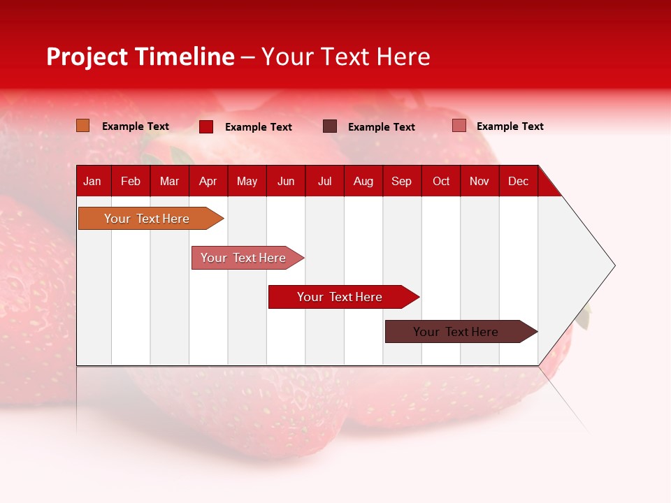 Leaf Fruit White PowerPoint Template