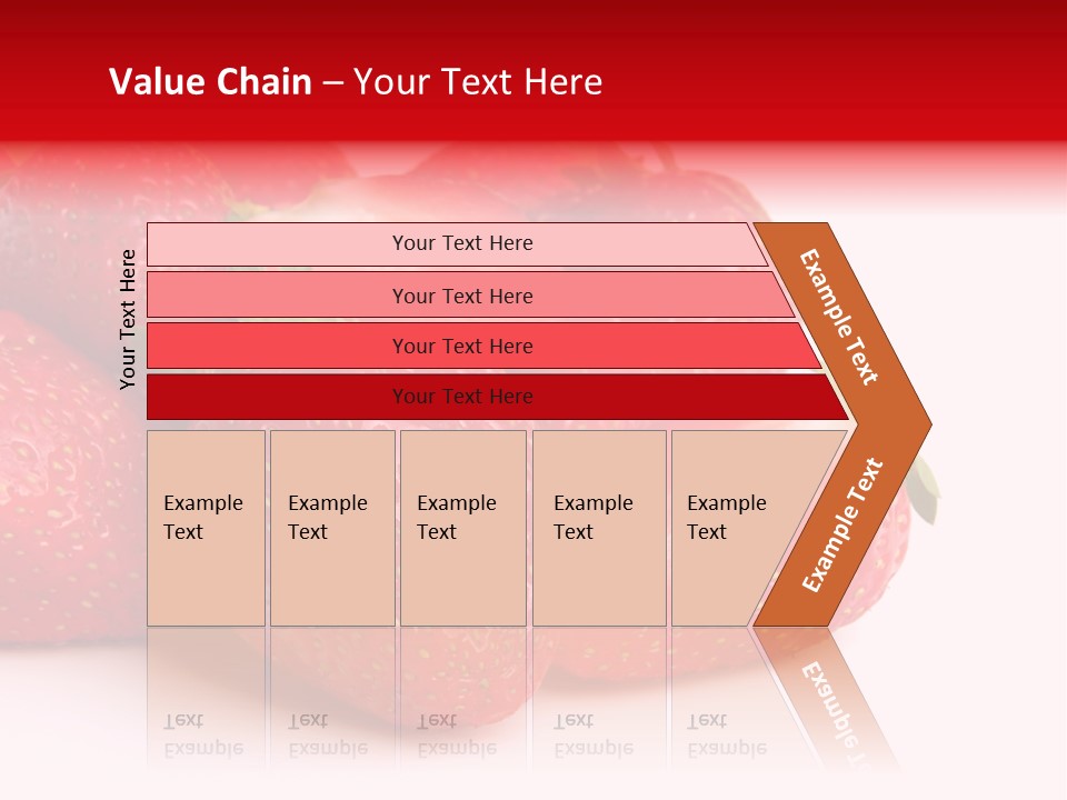 Leaf Fruit White PowerPoint Template