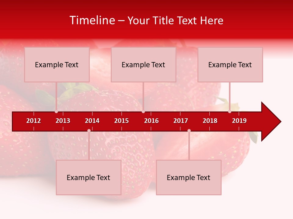Leaf Fruit White PowerPoint Template
