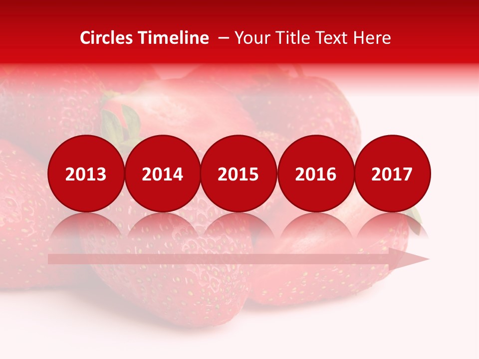 Leaf Fruit White PowerPoint Template