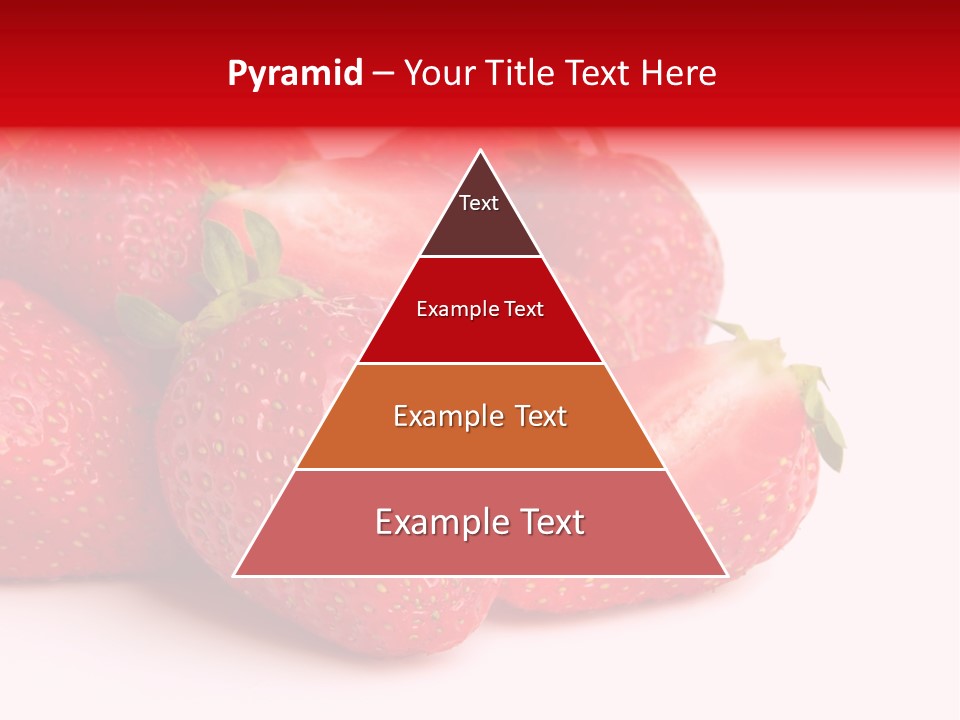 Leaf Fruit White PowerPoint Template