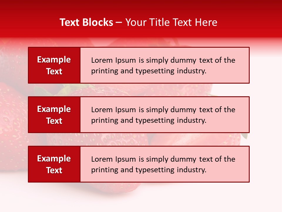 Leaf Fruit White PowerPoint Template