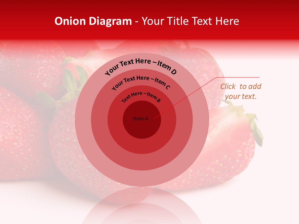 Leaf Fruit White PowerPoint Template